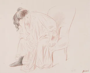 Mujer sentada