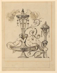 Diseño para un arabesco decorativo