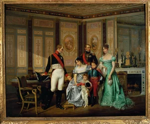La emperatriz Josefina recibe al zar Alejandro en Malmaison
