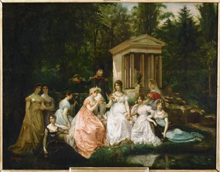 La rosa de Malmaison", hacia 1867 (pintura sobre lienzo)