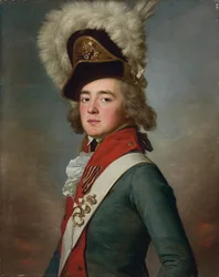 Retrato del brigadier Valerian Aleksandrovich Zubov