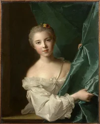 Retrato de Eleonore Louise de Berville, marquesa de Hallay-Coetquen, 1751
