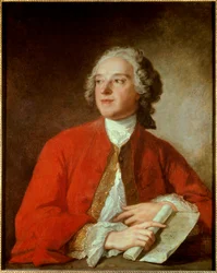 Retrato de Pierre Augustin Caron de Beaumarchais (1732-1799), escritor y dramaturgo francés. París, Comédie Française