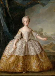 Princesa Isabella de Parma 1741-1763 de niña