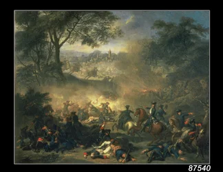 La Batalla de Poltava en 1709, 1717