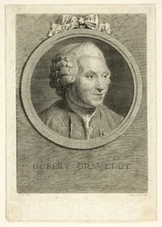 Retrato de Hubert Gravelot
