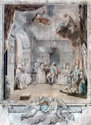 Mme Louise despidiéndose de su hijo, 1772