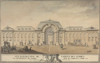 Vista del Hôtel des Fermes Générales du Tabac