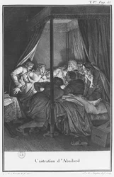 Castrando a Abelardo, ilustración de 