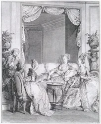 No temas, mi buen amigo, grabado por I.S. Helman (1743-1809)