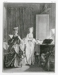 El Clavicémbalo, ilustración de 
