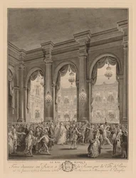 Baile de máscaras en el Hôtel de Ville, 23 de enero de 1782
