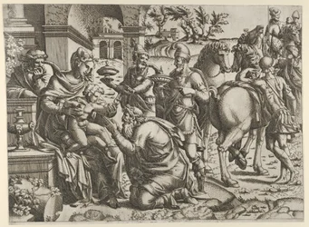 Adoración de los Magos, ca. 1545
