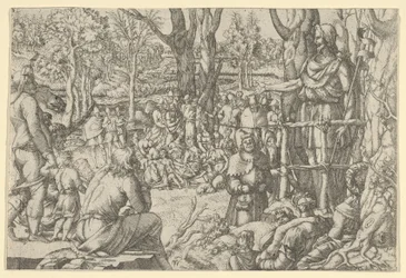San Juan predicando en el desierto, 1535-55