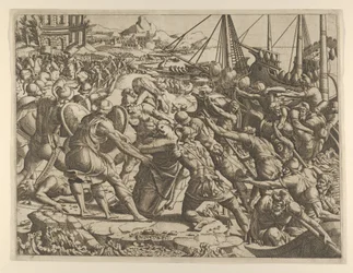 El rapto de Helena, 1535-55