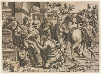 La Adoración de los Magos, c. 1545