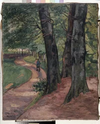 El borde del bosque de Eu (óleo sobre lienzo)