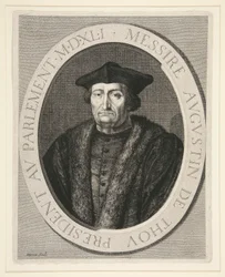Augustin de Thou, presidente del Parlamento de París de 1535 a 1544