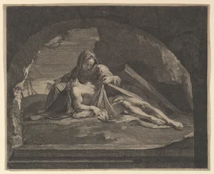 La Virgen en el sepulcro