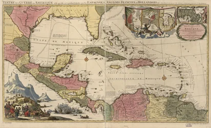 Archipiélago de México donde se encuentran las islas de Cuba, España, Iamaica, &c.