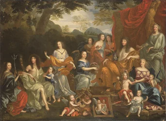 La familia de Luis XIV (óleo sobre lienzo)