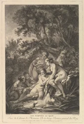 Las ninfas en el baño