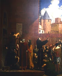 El asedio de Carcasona, 1209 c. 1858-1921