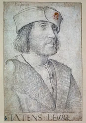 Retrato de Philippe de la Platiere (1465-1499), alguacil y capitán de Nantes apodado 
