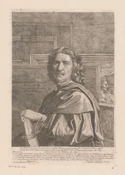 Retrato de Nicolás Poussin