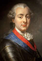Retrato de Louis Jean Marie de Bourbon, Duque de Penthievre (1725-1793), Gran Almirante y Mecenas. Pintura de Jean Pierre Franque (1774-1860)