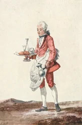 La Bouquetiere Garcon Cafetiere, siglo XVIII