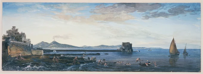 La Bahía de Nápoles, por Jean-Pierre Houel