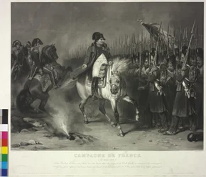 Emperador de Francia Napoleón I Bonaparte (aguatinta)