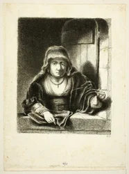Mujer en una ventana
