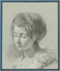 Retrato de una joven. Alrededor de 1781