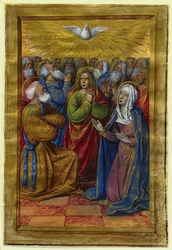 Miniatura de un Libro de Horas: Pentecostés