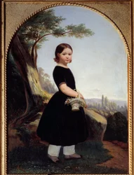 Retrato de una niña (Esther Debost) Esther Debost, prima del artista