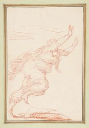 Figura femenina corriendo