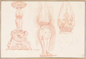 Estudio de balaustres y candelabros