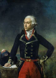 Charles-Francois du Perier Dumouriez (1739-1823) después de una pintura de Jean Antoine Houdon, 1834