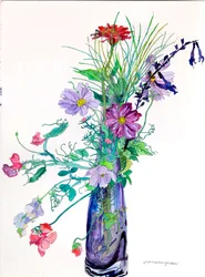 Jerrys vase, 2010 (acuarela y tinta sobre papel)