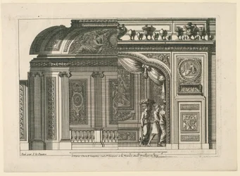 Diseño para una alcoba francesa, de "Alcoves à la Francoise"