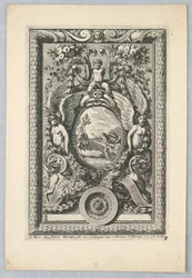 Hoja del conjunto, "Ornemens de Peaneaux pour... Lambris"