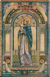 Madonna y el Niño, c. 1918