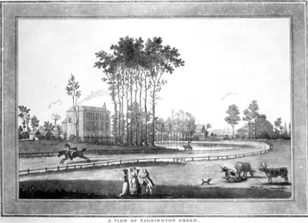 Una Vista de Paddington Green, 1782-3