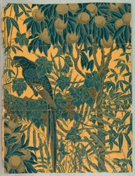 Empapelado, Guacamayo, 1908