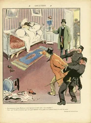 Ilustración de Jehan Testevuide (1873-1924) en Le Rire
