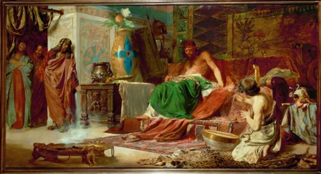 J. Epstein, David tocando el arpa ante Saúl