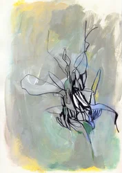 Floración botánica abstracta