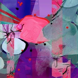 Capas abstractas en rosa intenso